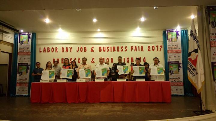 115th Labor Day Press Conference and MOA Signing