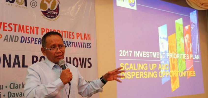 BOI Regional Roadshow: 2017 Investment Priorities Plan (IPP) Scaling Up and Dispersing Opportunities