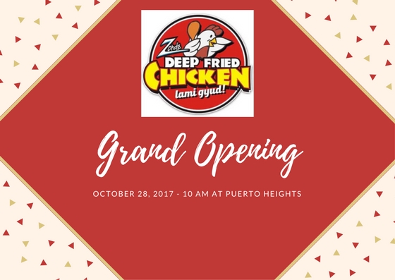 Zordz Deep Fried Chicken to Open on October 28 at Puerto Heights