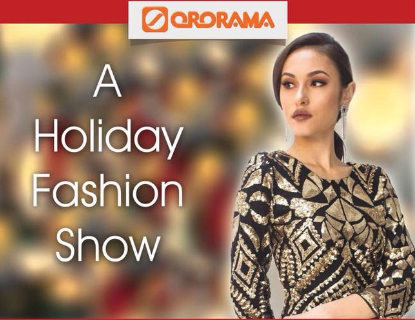 A Holiday Fashion Show at Ororama Annex on December 9 will Feature MACDO Models and Ororama Collection Pieces