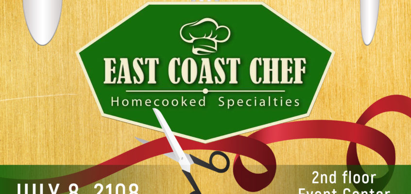 East Coast Chef Restaurant & Catering to Open at Limketkai Event Center on July 8