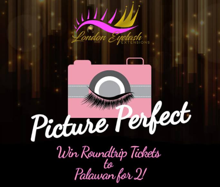 Win Round Trip Tickets to Palawan for 2 by Joining London Eyelash Extensions Picture Perfect Promo!