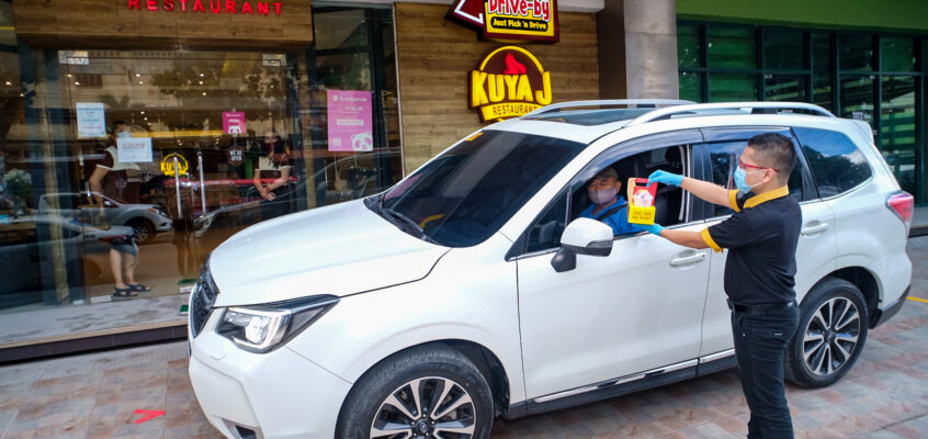 Kuya J At New Dawn Hotel Plus Now Offers Drive Thru Option for Customers