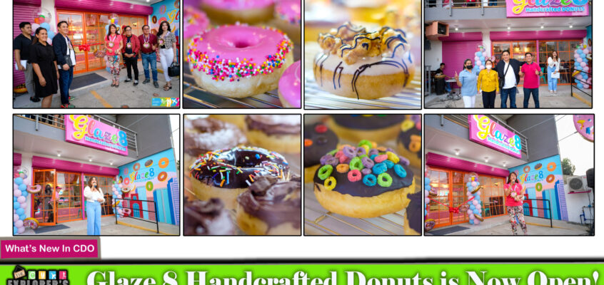 Glaze 8 Handcrafted Donuts is Now Open! Big & Delicious Donuts Are Finally Here