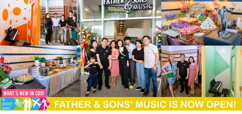 Father & Sons’ Music – The Newest Music School & Studio is Now Open at SM City CDO Uptown
